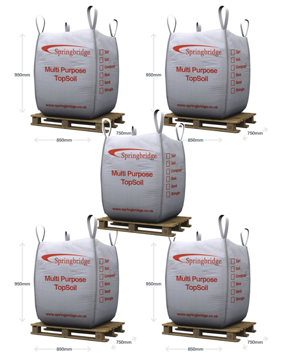 5 Standard Multi Purpose Topsoil Bag Bundle